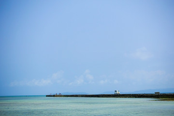 Obraz premium 伊古桟橋