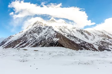 Crédence de cuisine en verre imprimé Gasherbrum K2 mountain peak, second highest mountain in the world, K2 trek, Pakistan, Asia