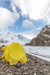 Crédence de cuisine en verre imprimé Gasherbrum K2 mountain peak, second highest mountain in the world, K2 trek, Pakistan, Asia