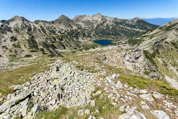 View from Dzhano peak, Pirin Mountain, Bulgaria