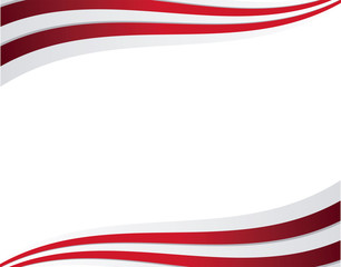 frame of united state american flag icons