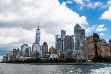 Fototapeta premium Skyline of skyscrapers in Manhattan, New York City, USA