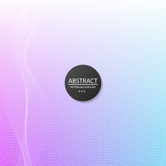 Gradient halftone pattern vector illustration. White dots, blue halftone texture. Background of Art.