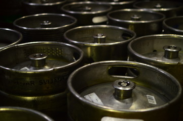 industrial interior of an old factory