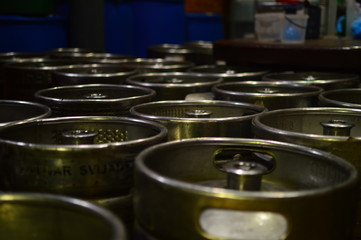 industrial interior of an old factory