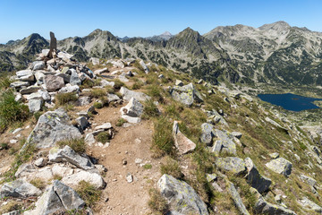 View from Dzhano peak, Pirin Mountain, Bulgaria
