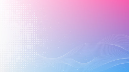 Gradient halftone pattern vector illustration. White dots, blue halftone texture. Background of Art.