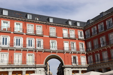 Fototapeta premium Place royale à Madrid, Espagne 