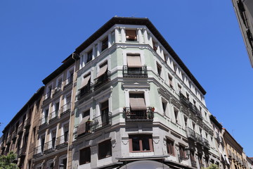 Immeuble &agrave; Madrid, Espagne