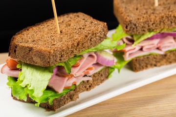 healthy turkey sandwich