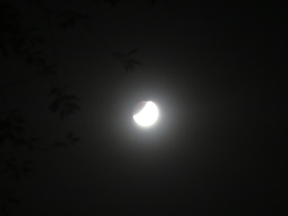  Lunar Eclipse. View of the moon.
