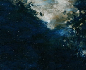 Obraz premium Abstraction for wall poster print decor. Can be framed as art. Unusual template background for creative covers, cards, web banners and invitation design. Stock. Abstract hand drawn texture. Oil paint.