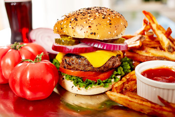 Burger & Fries