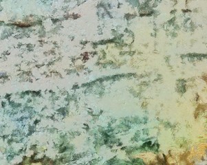 Close up oil paint abstract background. Art textured brushstrokes in macro. Part of painting. Old style artwork. Dirty watercolor texture. Modern pattern. Chaotic splashes. Multi-colors design.