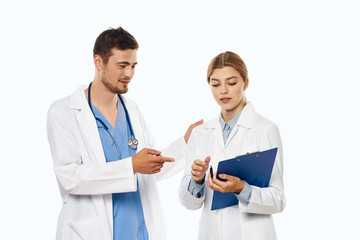 portrait of doctor and nurse