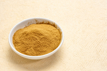 green coffee beans powder