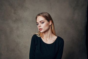 beautiful woman elegant style luxury model