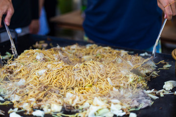 お祭り屋台の焼きそば