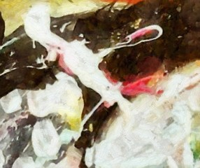 Grunge texture. Abstract background. Oil paint. Dry brush strokes. Simple pattern. Design template. Creative wallpaper. Scratches elements.