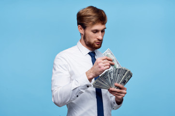 boy with money in his hands