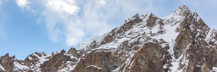 Obraz premium K2 mountain peak, second highest mountain in the world, K2 trek, Pakistan, Asia
