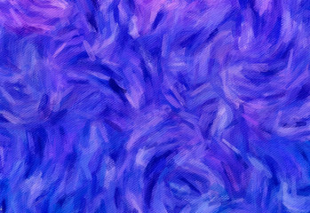 Fototapeta premium Bright graphic watercolor background. Art design with little liquid effect. Good for decoration of print production. Warm and cool artwork design. Chaotic elements.