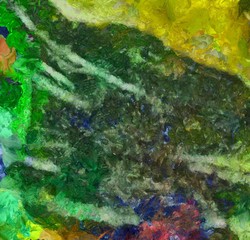 High quality detailed close up texture. Macro background in oil. Dry strokes of brush. Amazing beauty backdrop. Perfect pattern in vintage painting style.