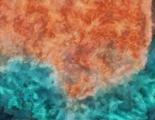 High quality detailed close up texture. Macro background in oil. Dry strokes of brush. Amazing beauty backdrop. Perfect pattern in vintage painting style.