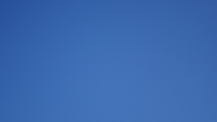 Clear blue sky in summer