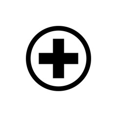 Obraz premium Plus And Minus icon vector symbol illustration