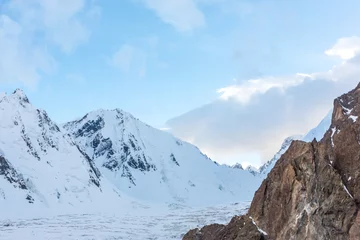 Photo sur Plexiglas Gasherbrum Sommet de la montagne K2, deuxième plus haute montagne du monde, randonnée K2, Pakistan, Asie