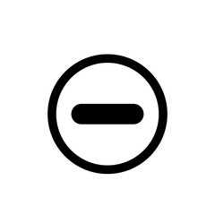 Plus And Minus icon vector symbol illustration