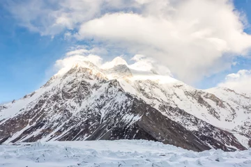 Photo sur Plexiglas Gasherbrum Sommet de la montagne K2, deuxième plus haute montagne du monde, randonnée K2, Pakistan, Asie