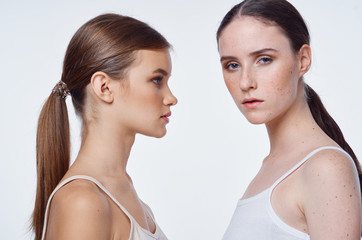 portrait of two women