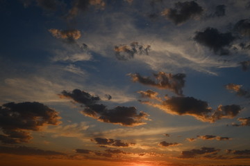sunset clods 
