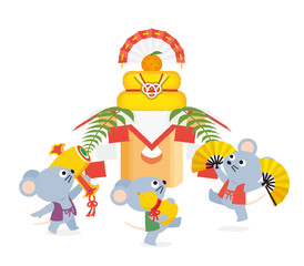 ねずみのお祝い