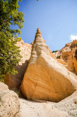 Lame Rosse Volcanic mountain formations in italy