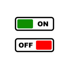 Power Button switch icon vector symbol illustration