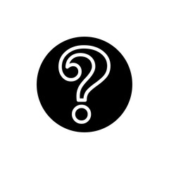 Question Mark icon vector symbol illustration