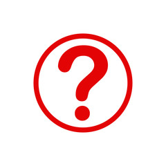 Question Mark icon vector symbol illustration