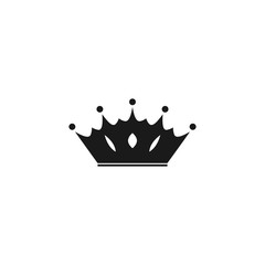 flat crown icon vector design 