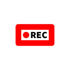Recording camera icon vector illustration