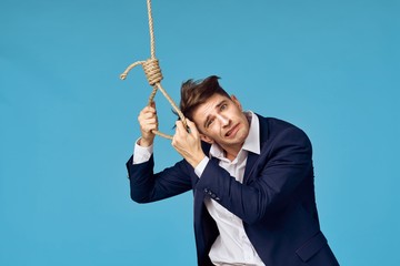 businessman with sword