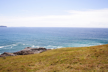 Looking out to sea from Delicate headland