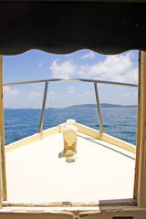 A leisurely cruise on Nelson Bay. Australia.