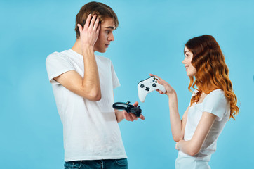 two women taking photo with camera