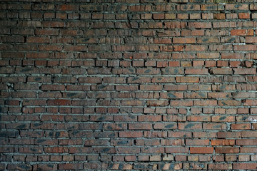 old brick wall, red stone texture background