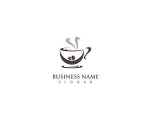 coffee cup of hot drink vector illustration