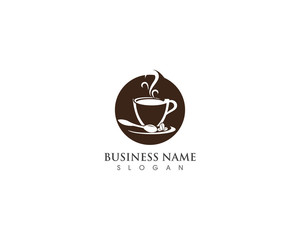 coffee cup of hot drink vector illustration