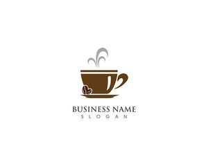 coffee cup of hot drink vector illustration